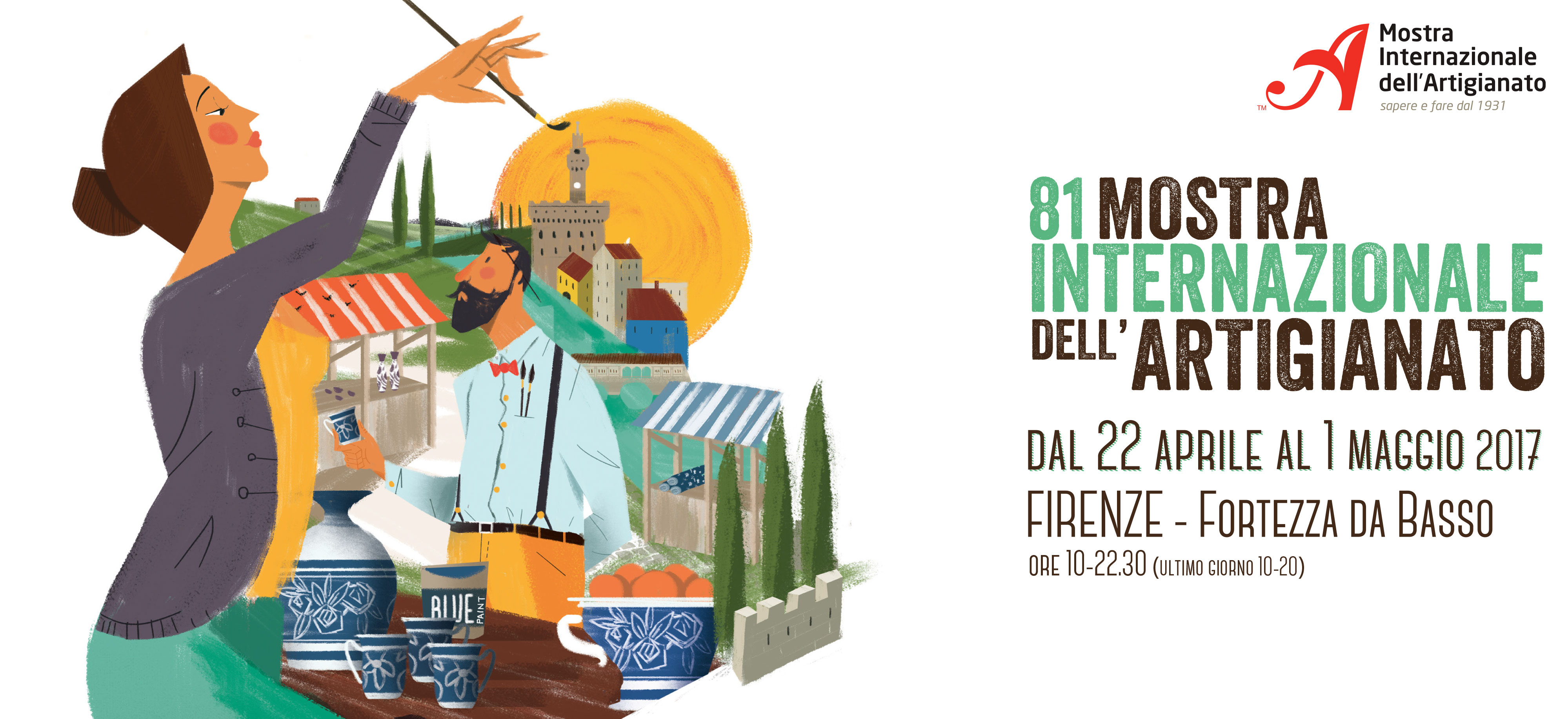 Il nostro bis alla Mostra Internazionale dell’Artigianato di Firenze. Partecipazione di successo al villaggio globale delle arti e dei mestieri.